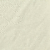 Cream Heart Pointelle Knit, Poly-Viscose — texture
