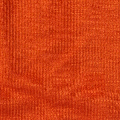 Polyester Cotton Stretch Jersey Knit Fabric, 200 gsm, 170 cm — Orange