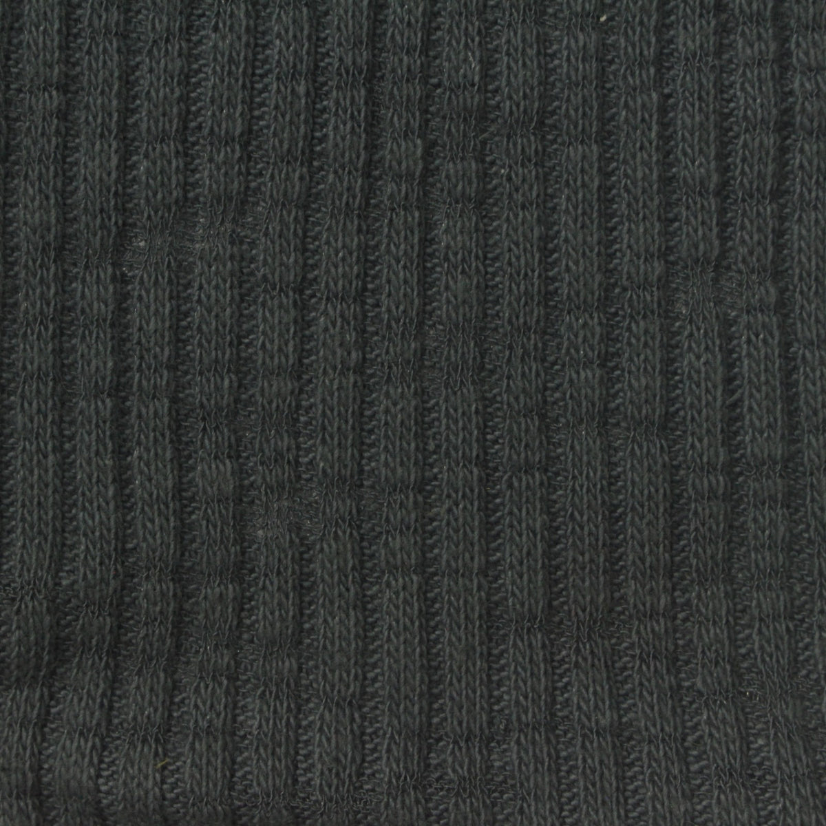 Cotton Stretch Rib Knit Fabric, 260 gsm, 170 cm — Grey