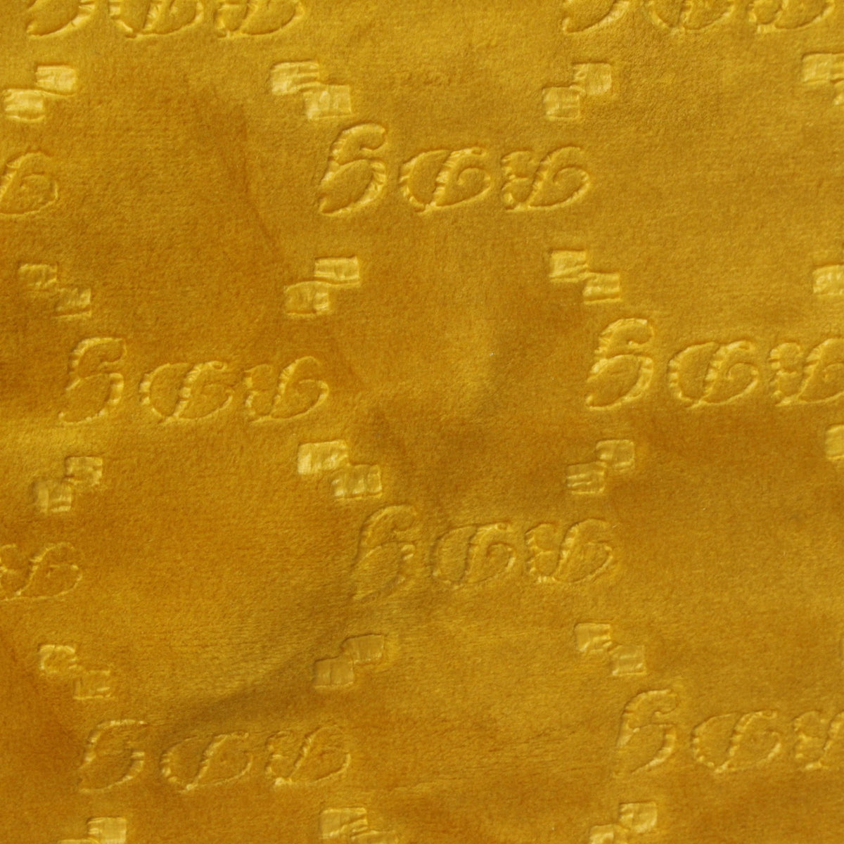 Yellow Tone-on-Tone Warp Knit, Polyester