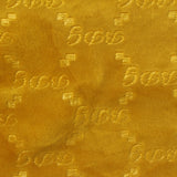 Yellow Tone-on-Tone Warp Knit, Polyester