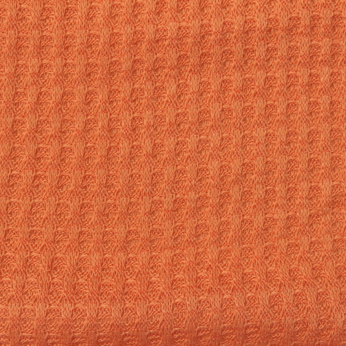 Polyester Stretch Waffle Knit Fabric, 178 gsm, 186 cm — Orange