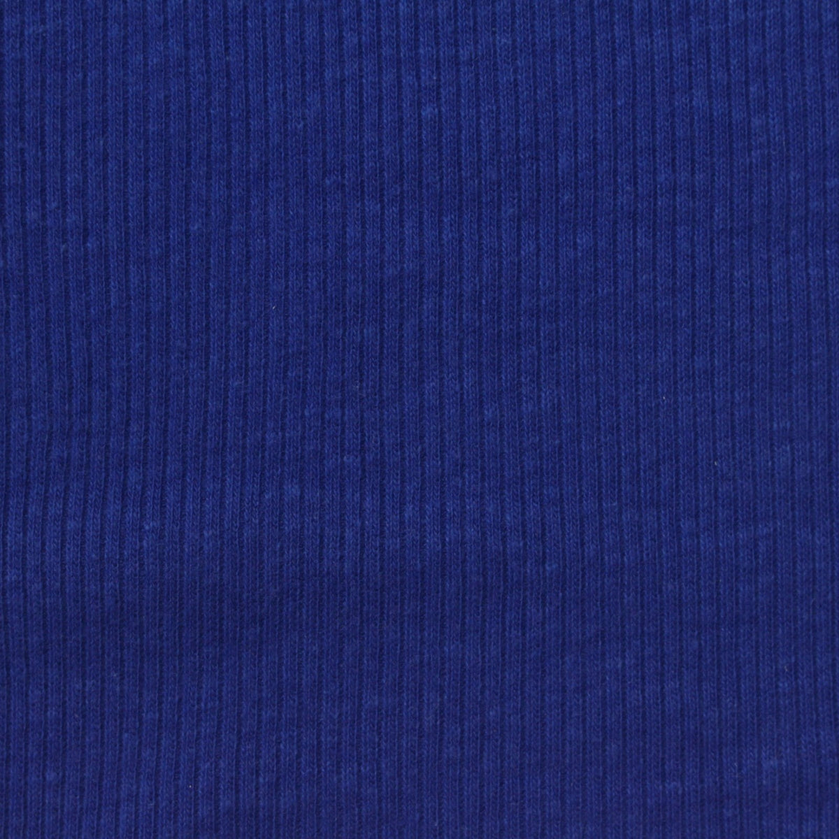 Cotton Polyester Rib Knit Fabric, 130 gsm, 164 cm — Blue