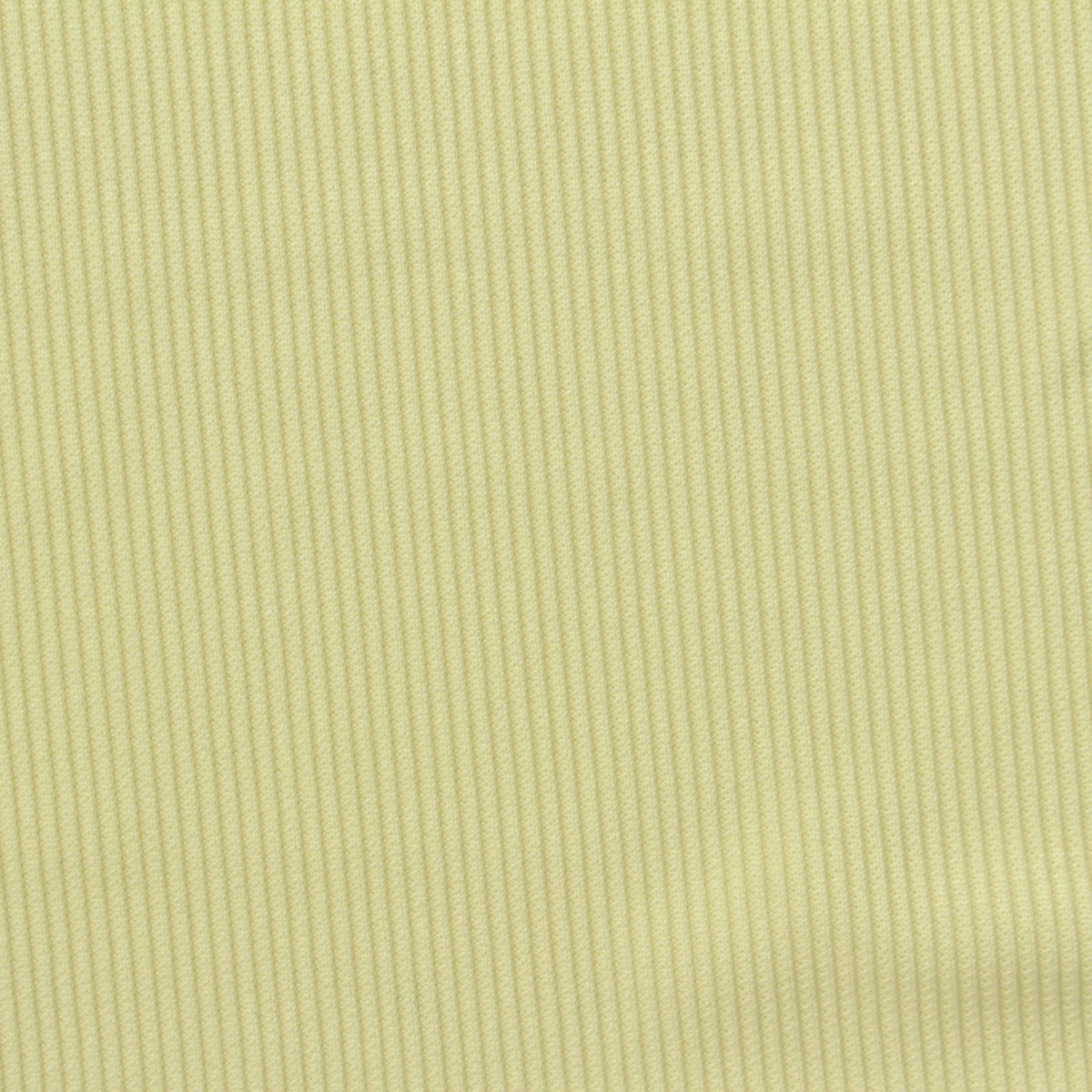 Polyester Stretch Rib Knit Fabric, 283 gsm, 135 cm — Yellow