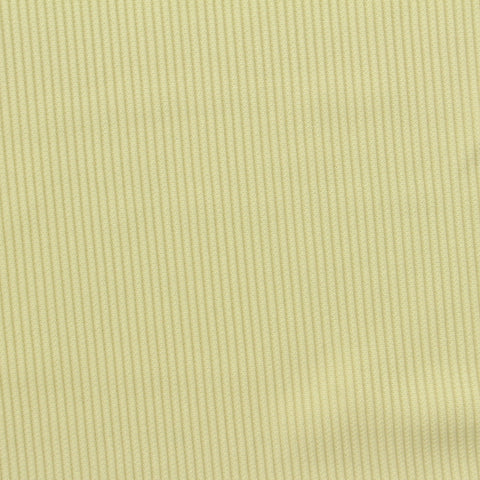 Polyester Stretch Rib Knit Fabric, 283 gsm, 135 cm — Yellow