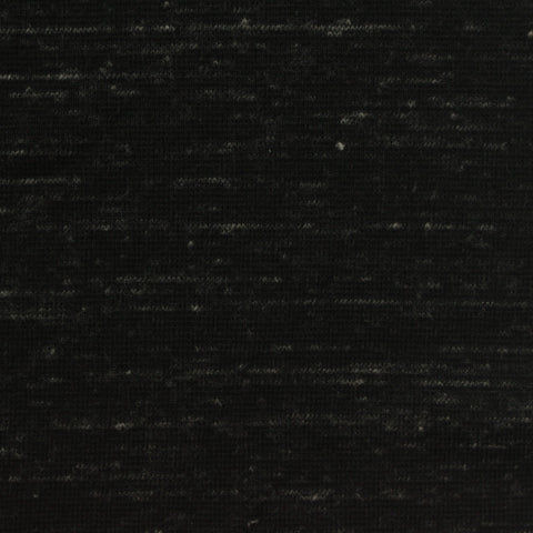 Dark Grey Marl Rib Knit, Polyester, 245 gsm