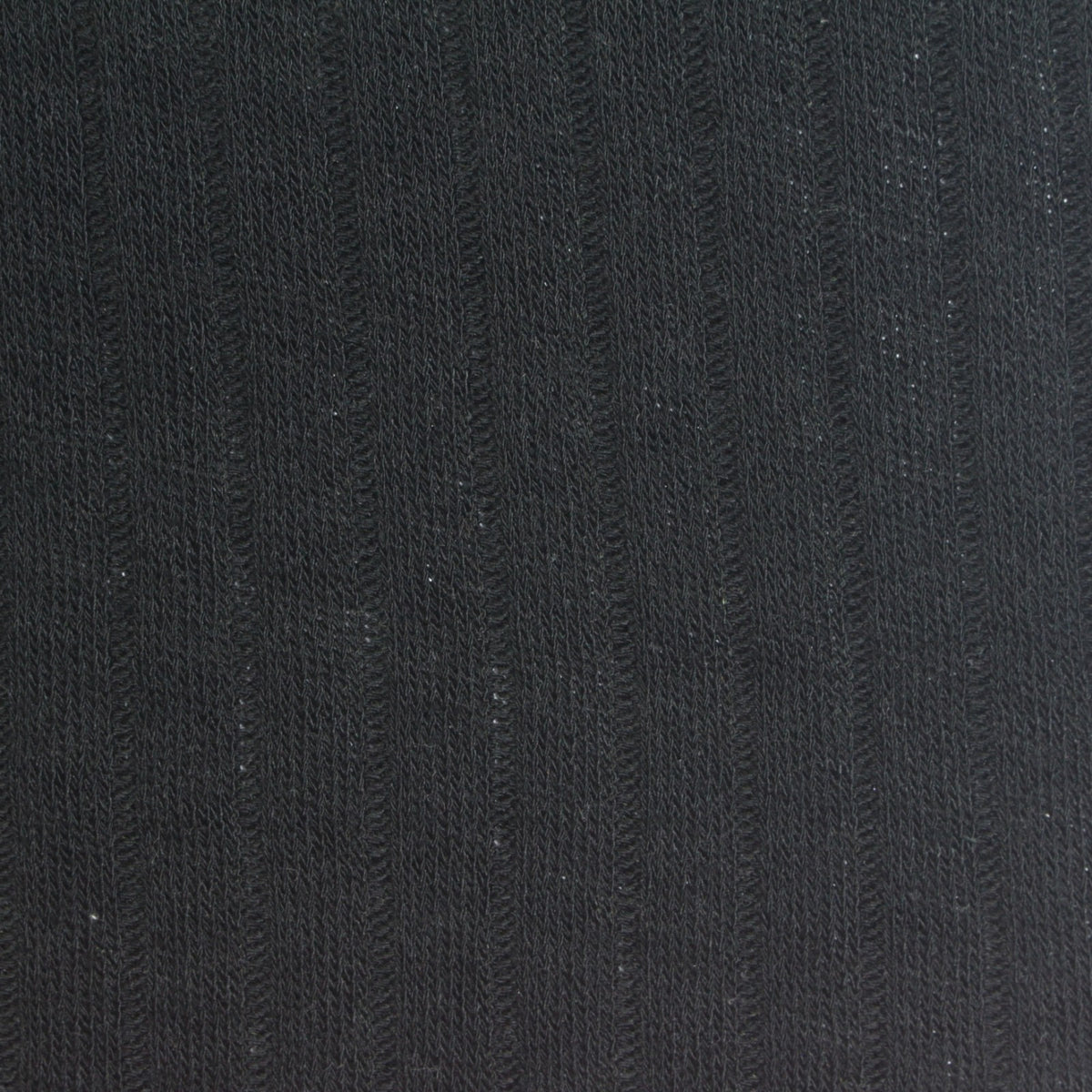 Polyester Viscose Stretch Rib Knit Fabric, 200 gsm, 175 cm — Black