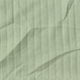 Polyester Viscose Stretch Rib Knit Fabric, 250 gsm, 163 cm — Green