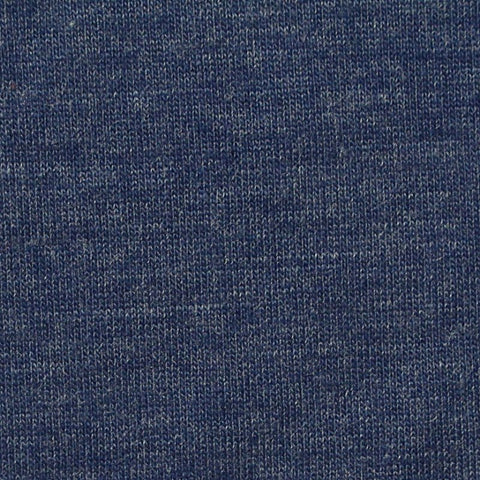 Dark Blue Marl Jersey Knit, Poly-Viscose, 145 gsm