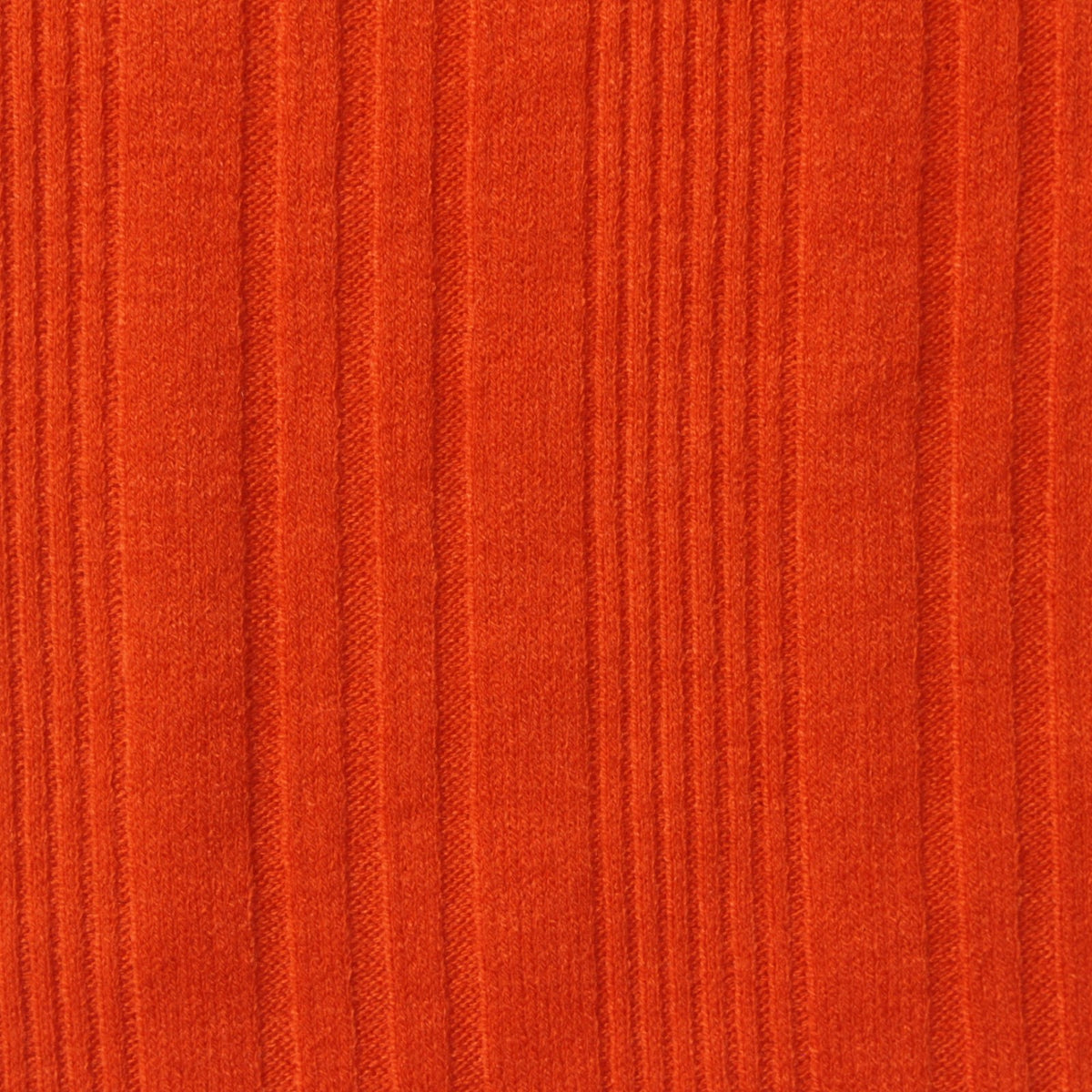 Polyester Viscose Stretch Rib Knit Fabric, 285 gsm, 135 cm — Orange