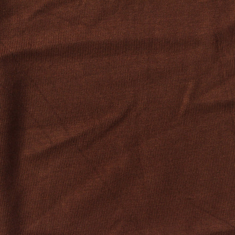 Viscose Stretch Jersey Knit Fabric, 230 gsm, 160 cm — Brown