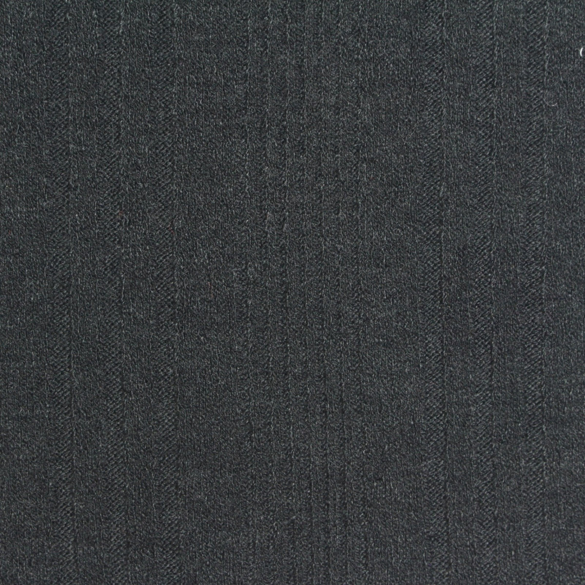 Polyester Viscose Stretch Rib Knit Fabric, 280 gsm, 145 cm — Grey