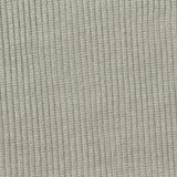 Brushed Polyester Viscose Stretch Rib Knit Fabric, 180 gsm, 170 cm — Grey
