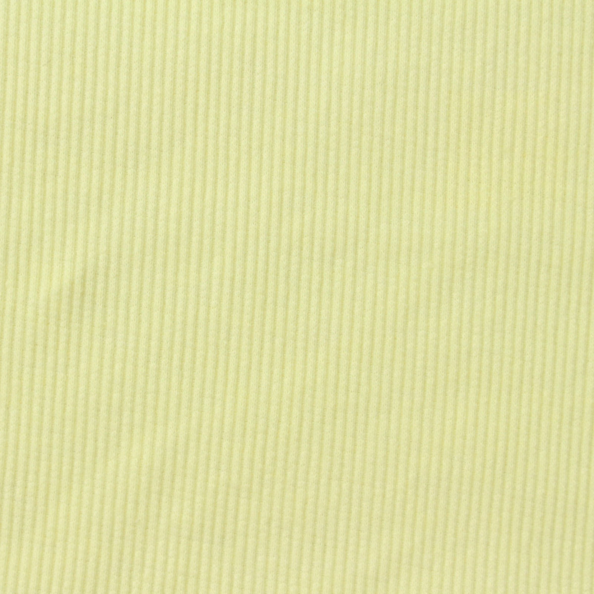 Cotton Polyester Stretch Rib Knit Fabric, 190 gsm, 140 cm — Yellow
