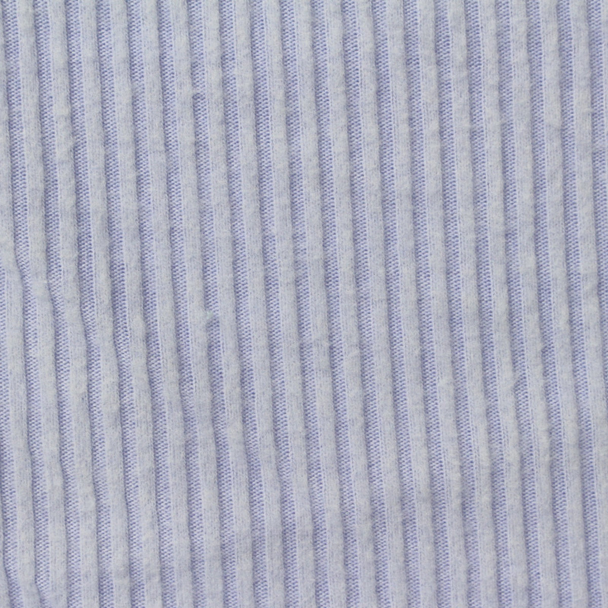 Brushed Polyester Viscose Stretch Rib Knit Fabric, 237 gsm, 160 cm — White