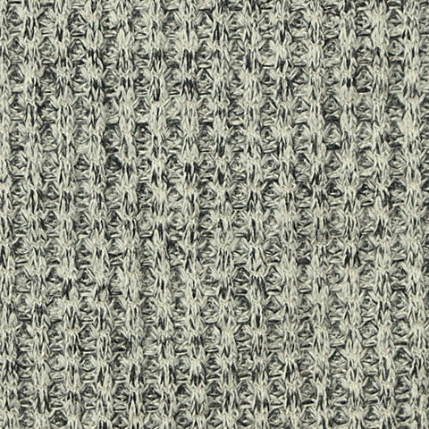 Grey Marl Waffle Knit, Poly-Viscose