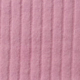 Brushed Polyester Viscose Stretch Rib Knit Fabric, 245 gsm, 156 cm — Pink