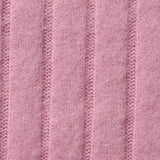 Brushed Polyester Viscose Stretch Rib Knit Fabric, 245 gsm, 156 cm — Pink — texture