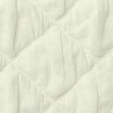 Jacquard Polyester Stretch Knit Fabric, 375 gsm, 150 cm — White