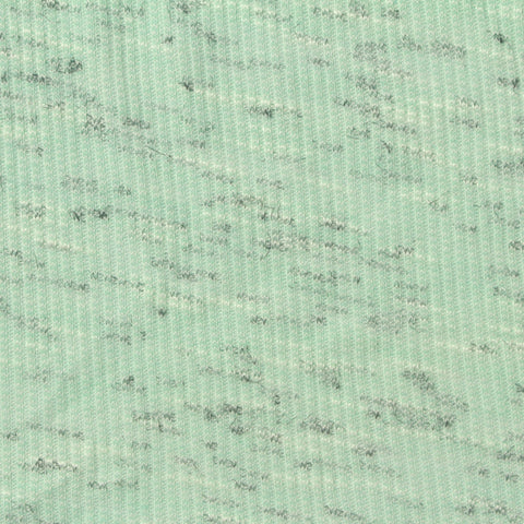 Jacquard Slub Viscose Polyester Rib Knit Fabric, 135 gsm, 168 cm — Green