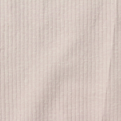 Slub Cotton Polyester Stretch Rib Knit Fabric, 230 gsm, 145 cm — Pink