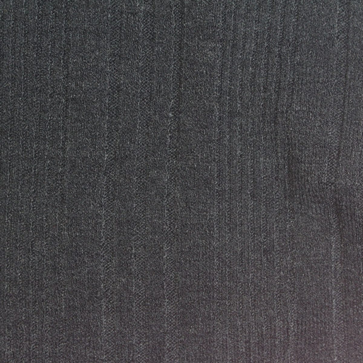 Dark Grey Marl Rib Knit, Poly-Viscose, 280 gsm, 140 cm