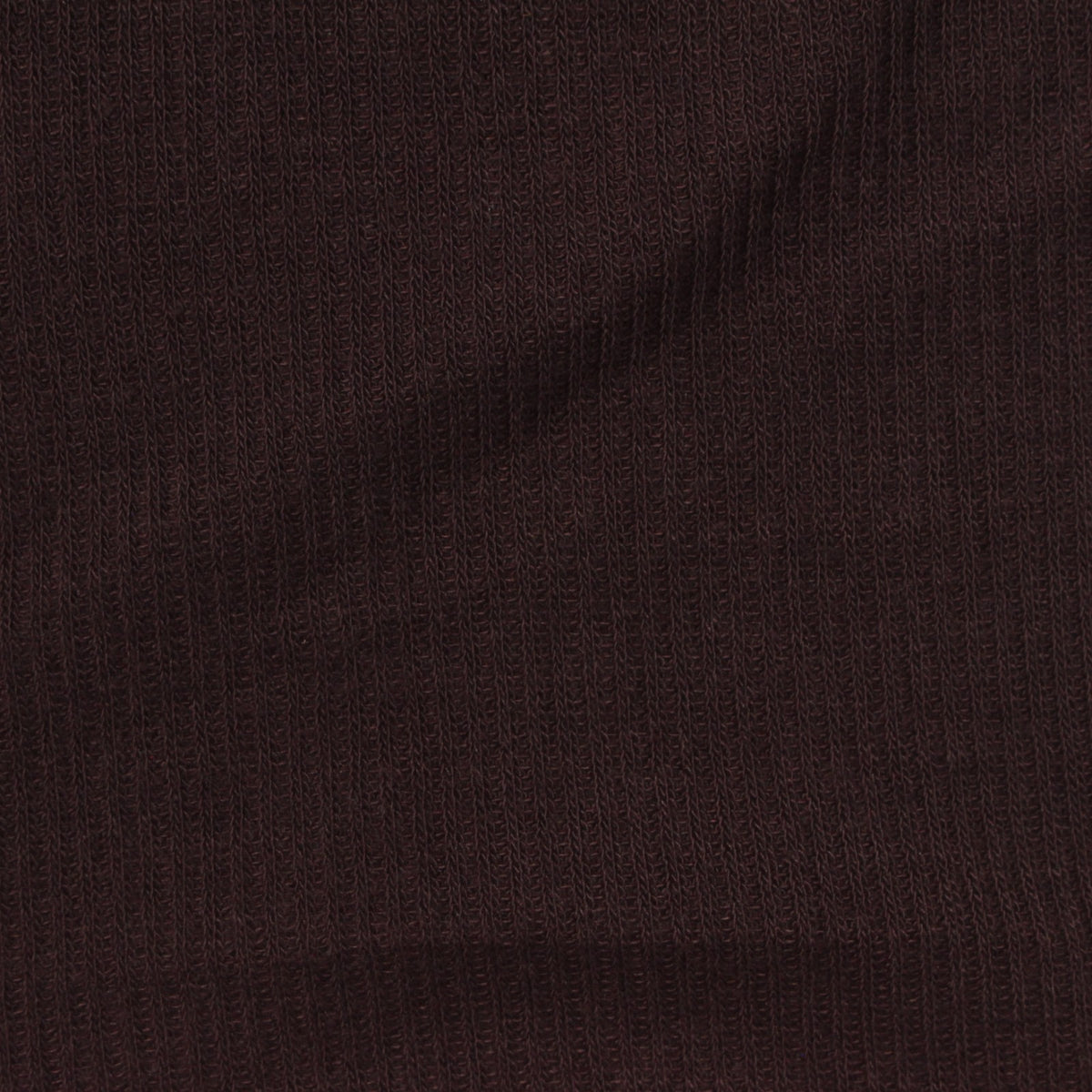 Polyester Viscose Stretch Rib Knit Fabric, 150 gsm, 180 cm — Brown