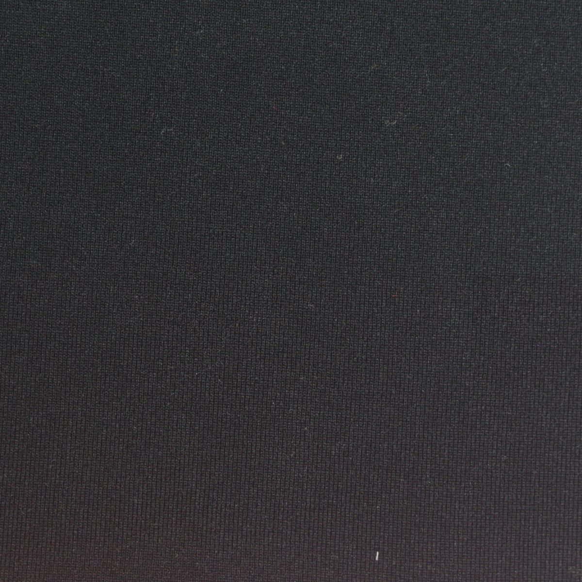 Polyester Stretch Rib Knit Fabric, 235 gsm, 145 cm — Black