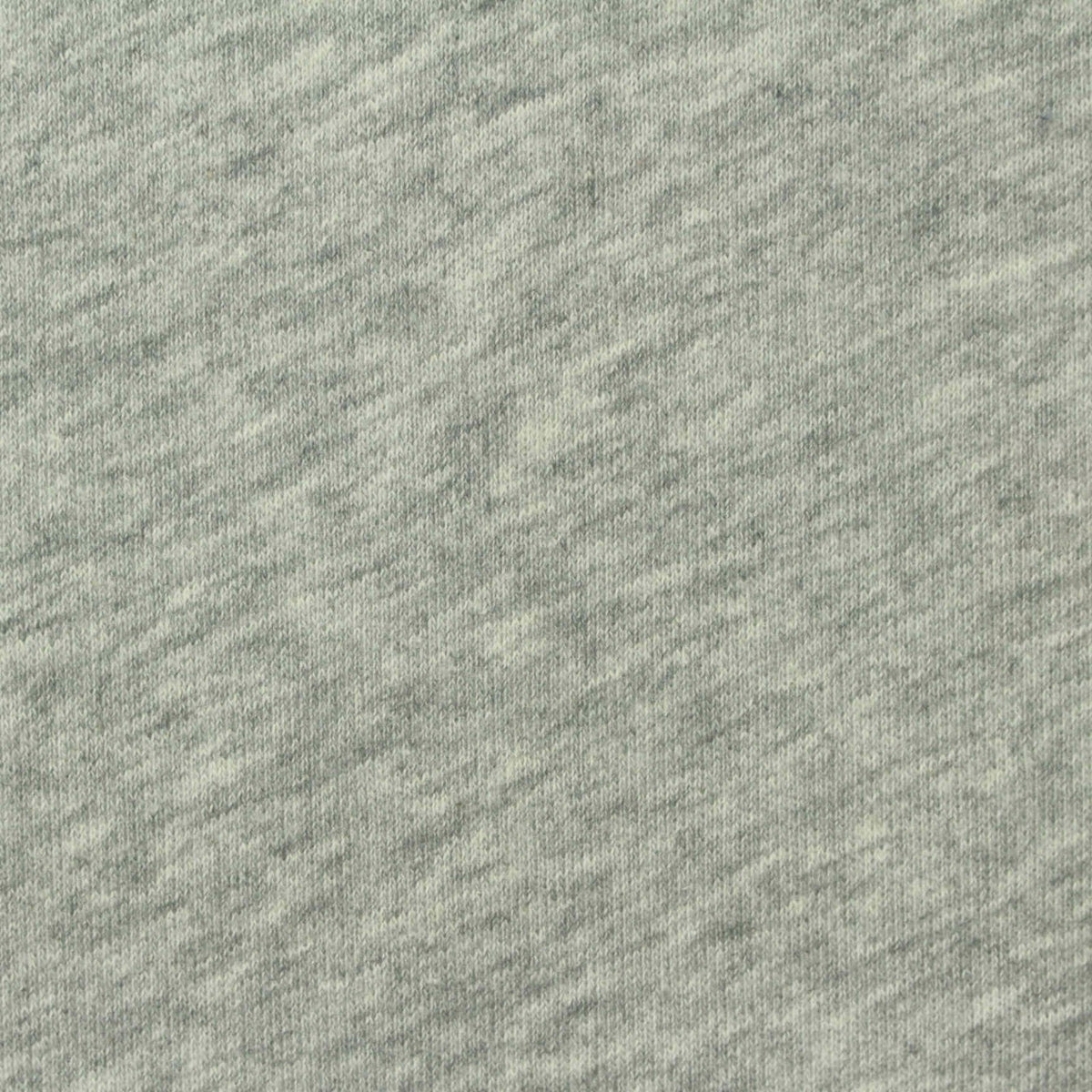 Light Grey Marl French Terry, Cotton-Poly, 200 gsm