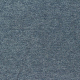 Blue-Grey Marl Rib Knit, Poly-Cotton