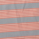 Pink Horizontal-Stripe Jersey Knit, Polyester