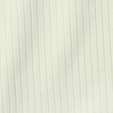 Polyester Stretch Rib Knit Fabric, 200 gsm, 160 cm — White — texture