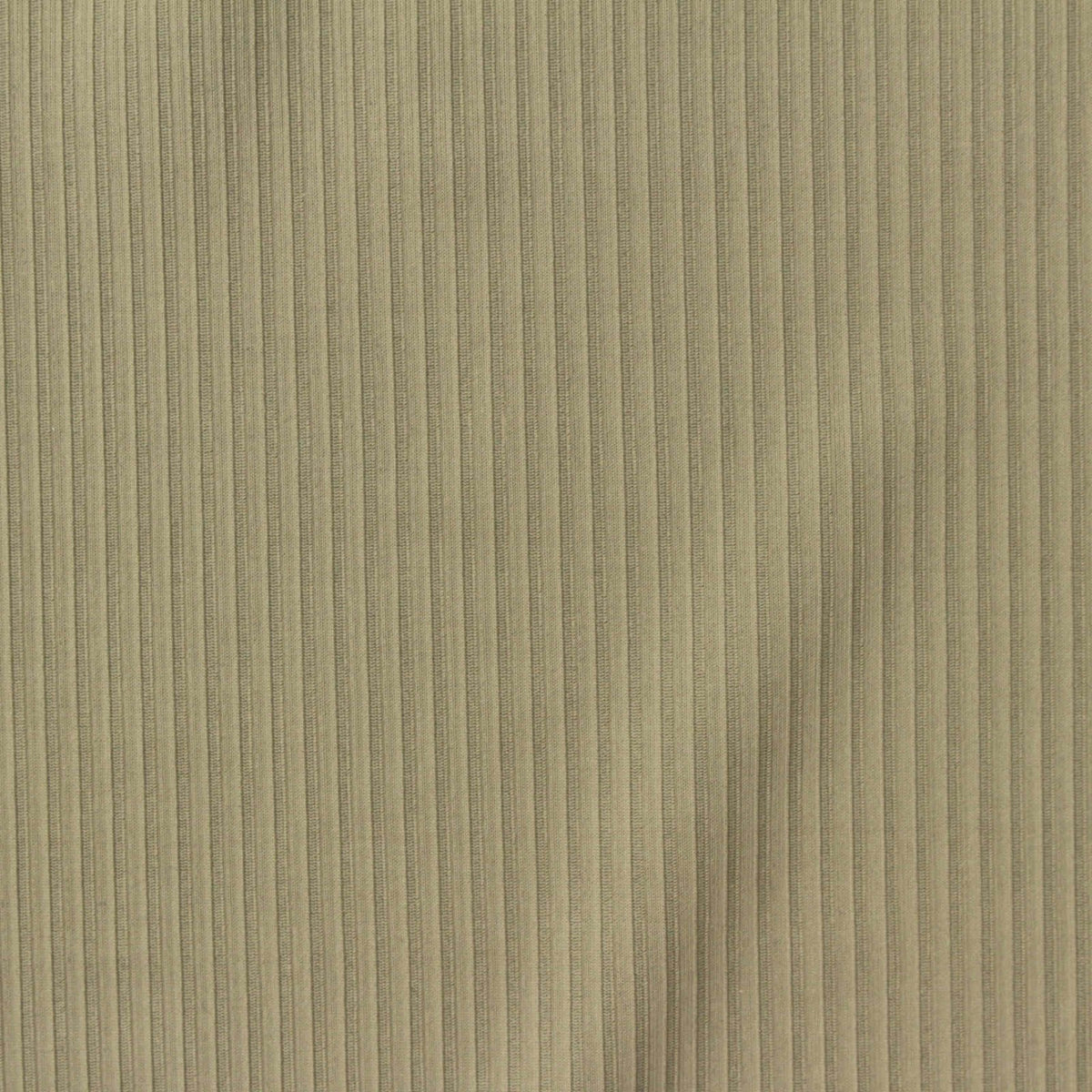 Khaki Ribbed Rib Knit, Polyester