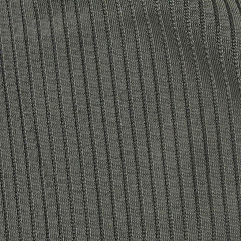 Polyester Stretch Rib Knit Fabric, 200 gsm, 160 cm — Green
