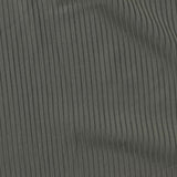 Polyester Stretch Rib Knit Fabric, 200 gsm, 160 cm — Green