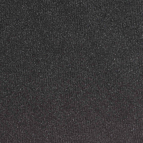 Jacquard Viscose Polyester Stretch Interlock Knit Fabric, 270 gsm, 160 cm — Black
