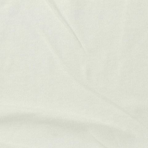 Cotton Viscose Jersey Knit Fabric, 135 gsm, 160 cm — White