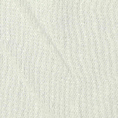 Cotton Viscose Jersey Knit Fabric, 135 gsm, 160 cm — White
