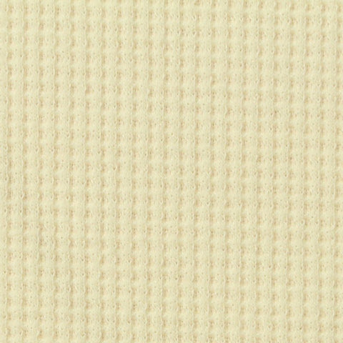 Polyester Stretch Waffle Knit Fabric, 260 gsm — Beige