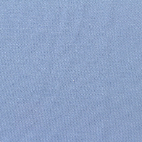 Viscose Polyester Piqué Knit Fabric, 200 gsm, 155 cm — Blue