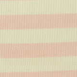 Pink Horizontal-Stripe Rib Knit, Poly-Viscose