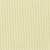 Brushed Polyester Viscose Stretch Rib Knit Fabric, 280 gsm, 155 cm — Yellow