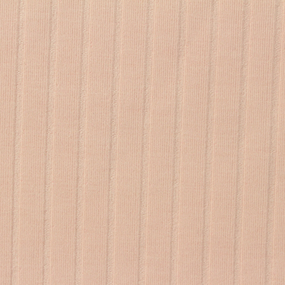 Brushed Cotton Acrylic Blend Stretch Rib Knit Fabric, 290 gsm, 184 cm — Beige