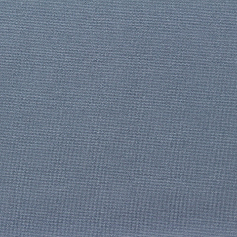 Viscose Polyester Stretch Ponte Knit Fabric, 340 gsm, 167 cm — Blue