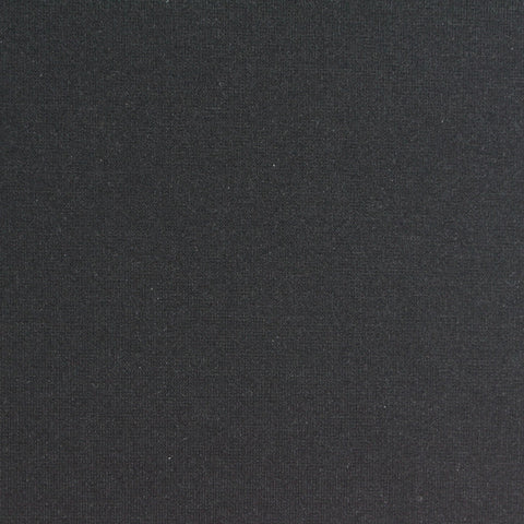 Viscose Nylon Stretch Ponte Knit Fabric, 280 gsm, 160 cm — Black, ref EF-278762