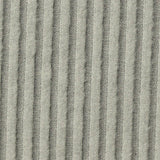 Brushed Polyester Viscose Stretch Rib Knit Fabric, 280 gsm, 155 cm — Grey — texture