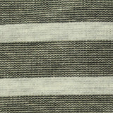Charcoal Horizontal-Stripe Ponte Knit, Poly-Cotton — texture