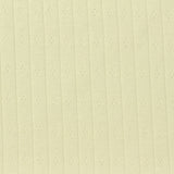 Cream Fine-Diamond Pointelle Knit, Cotton