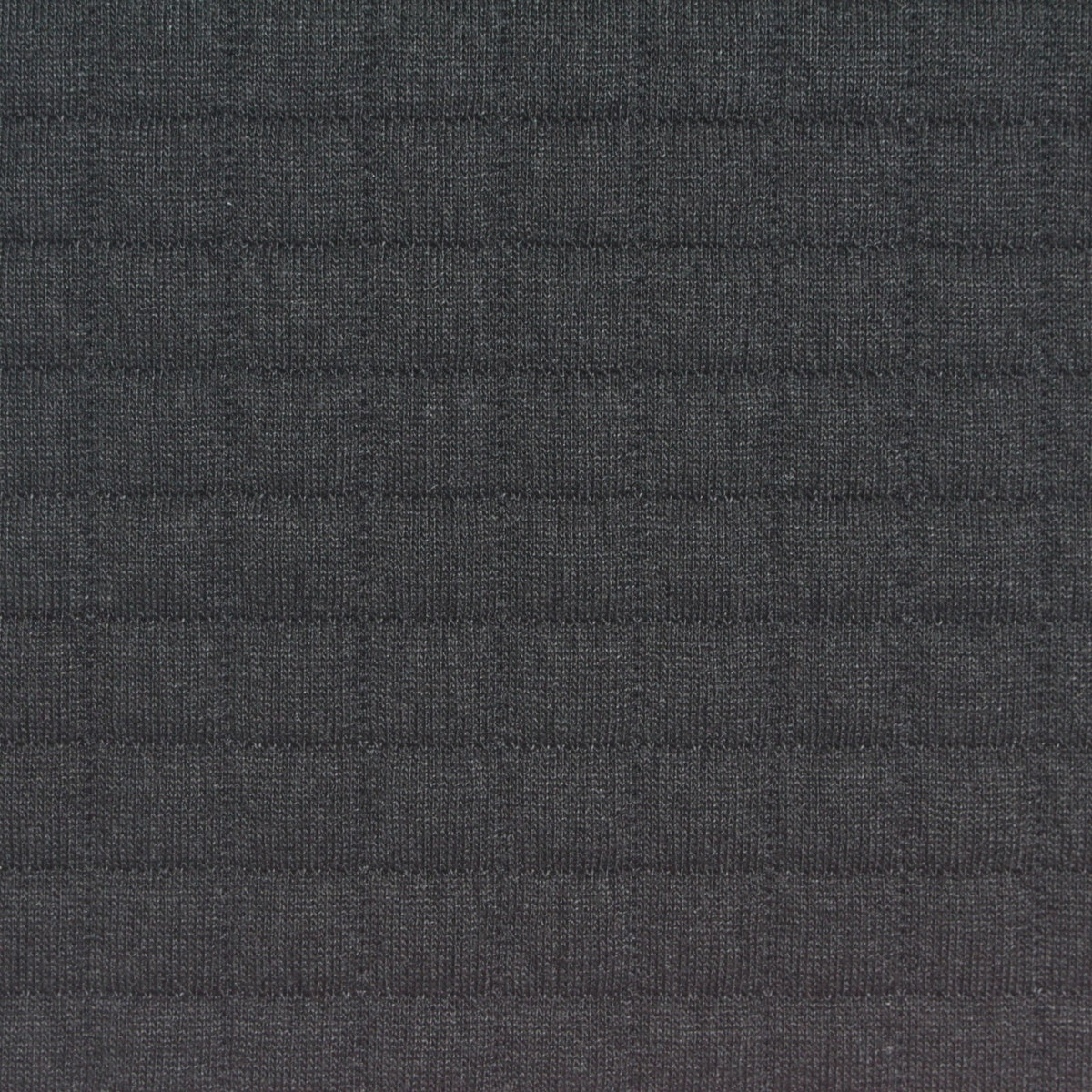 Polyester Stretch Knit Fabric, 300 gsm, 170 cm — Black