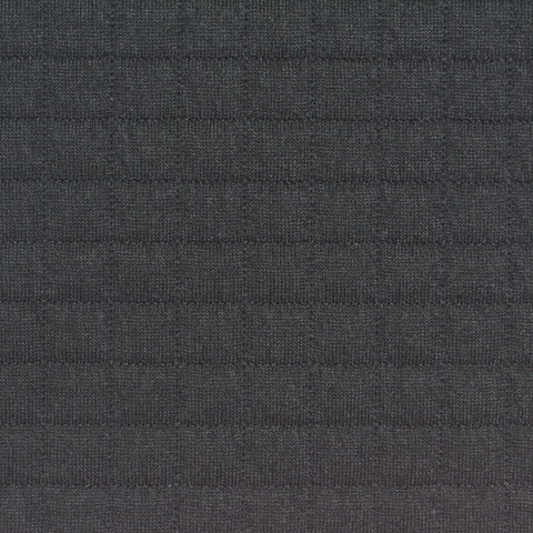 Polyester Stretch Knit Fabric, 300 gsm, 170 cm — Black
